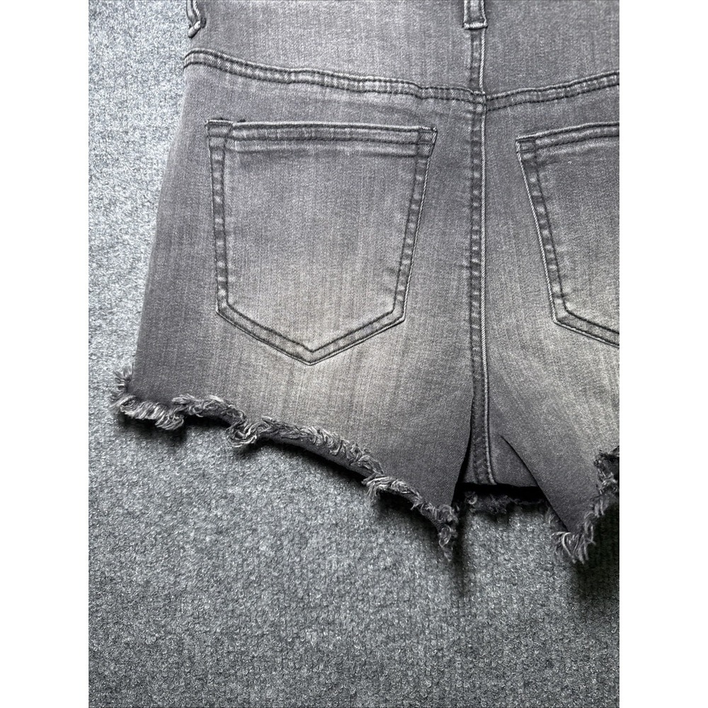 Altar'd State Jean Shorts Black Wash 25/1 - Picture 6 of 7